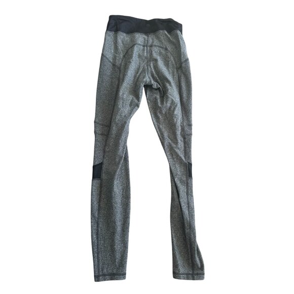LULULEMON Womens Gray Black Leggings Size 4 - Picture 6 of 6
